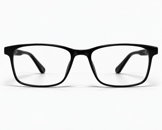 2505 C1 Matte Black Glossy Eyeglasses – 52-16-140
