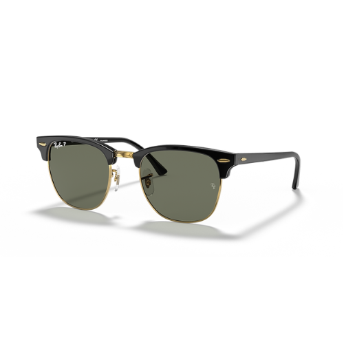 Clubmaster Classic Green Shade Gold Metal Frame