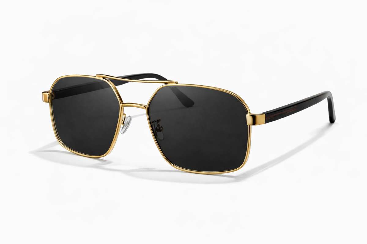 Elite Gold Frame Photochromic Glasses