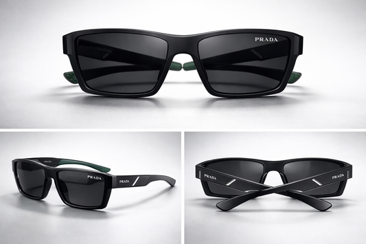 PRADA Black Frame with Dark Gray Lenses