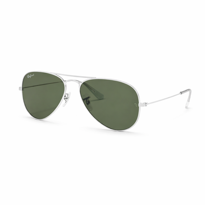 Aviator White Frame