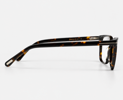 Tom Ford 550T C3 Tortoise Geometric Eyeglasses – 50-18-145