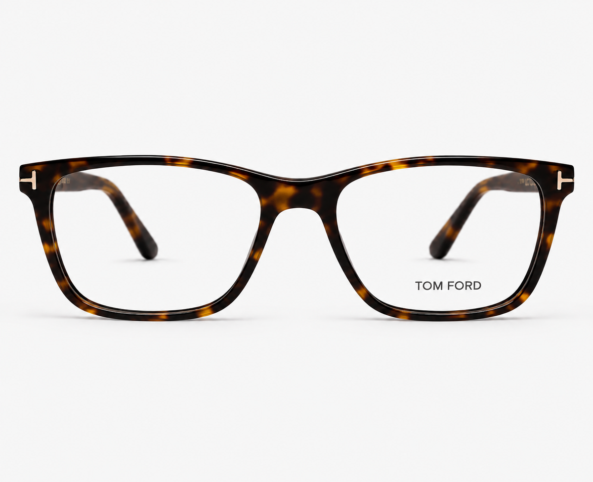 Tom Ford 550T C3 Tortoise Geometric Eyeglasses – 50-18-145