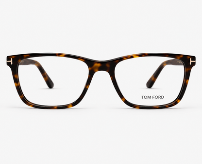 Tom Ford 550T C3 Tortoise Geometric Eyeglasses – 50-18-145