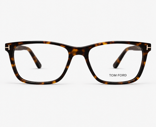 Tom Ford 550T C3 Tortoise Geometric Eyeglasses – 50-18-145