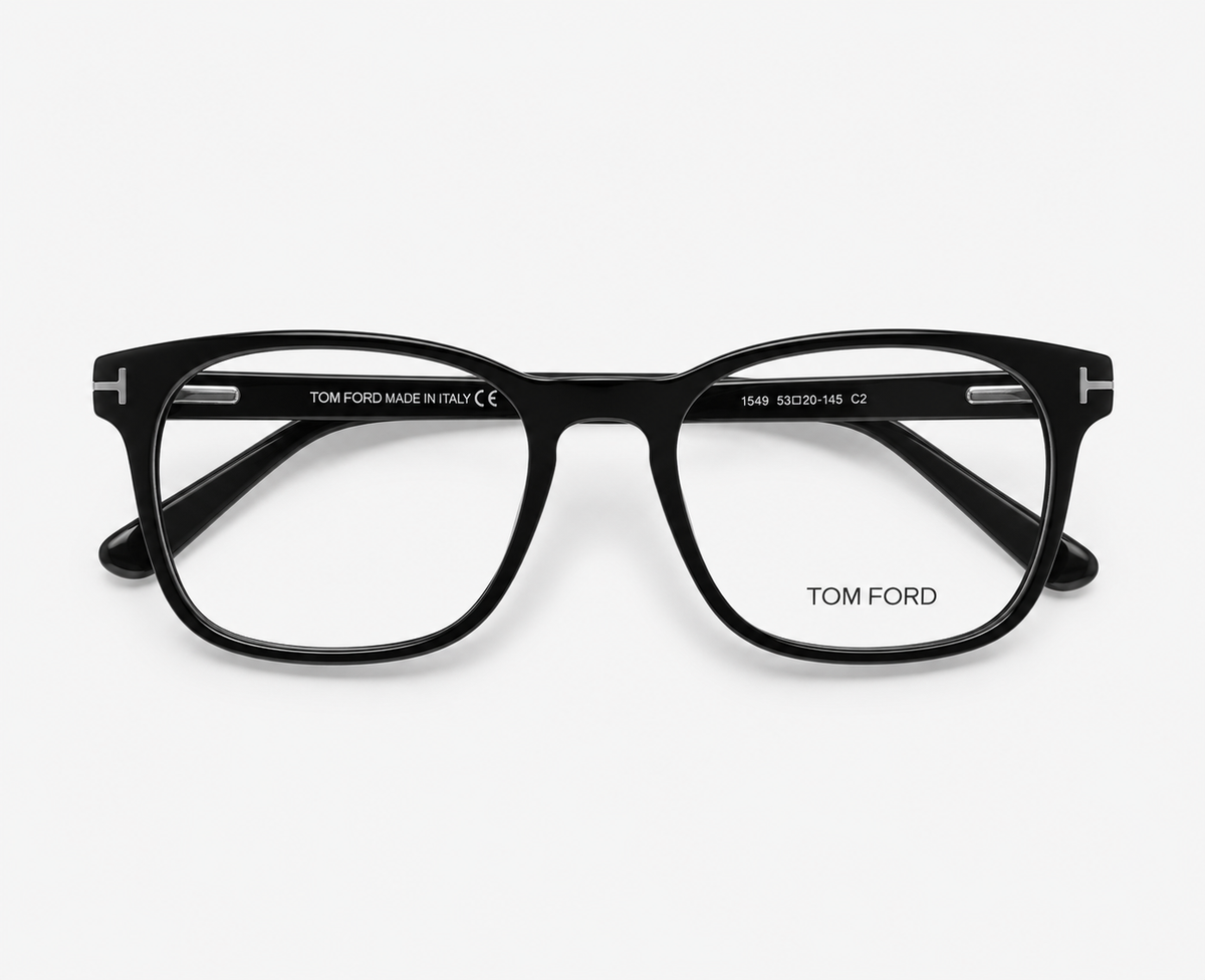 Tom Ford RB2180 C1 Black Square Eyeglasses – 51-20-145
