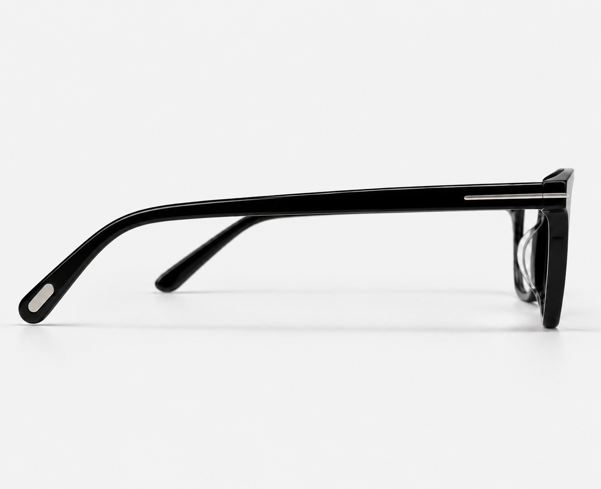 Tom Ford RB2180 C1 Black Square Eyeglasses – 51-20-145