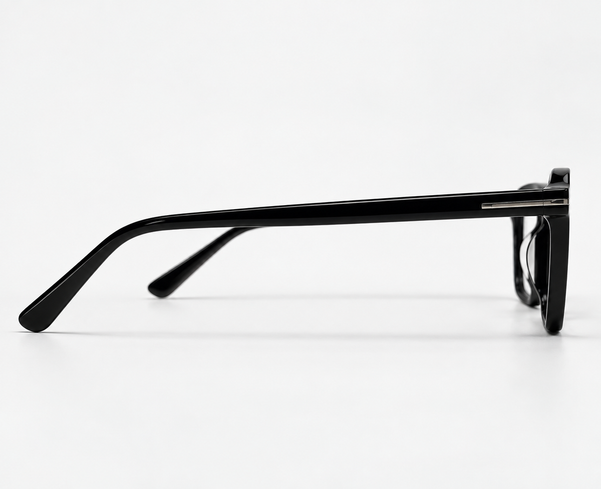 Tom Ford TF6032 C2 Black Rectangular Eyeglasses – 52-18-145