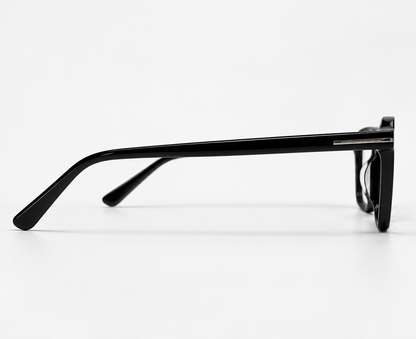 Tom Ford TF6032 C2 Black Rectangular Eyeglasses – 52-18-145