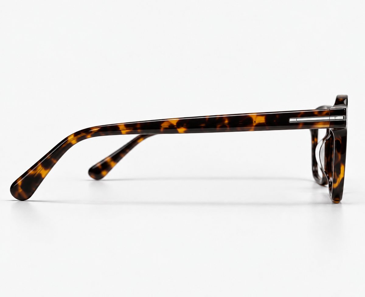 Tom Ford TF6032 C1 Tortoise Rectangular Eyeglasses – 52-18-145