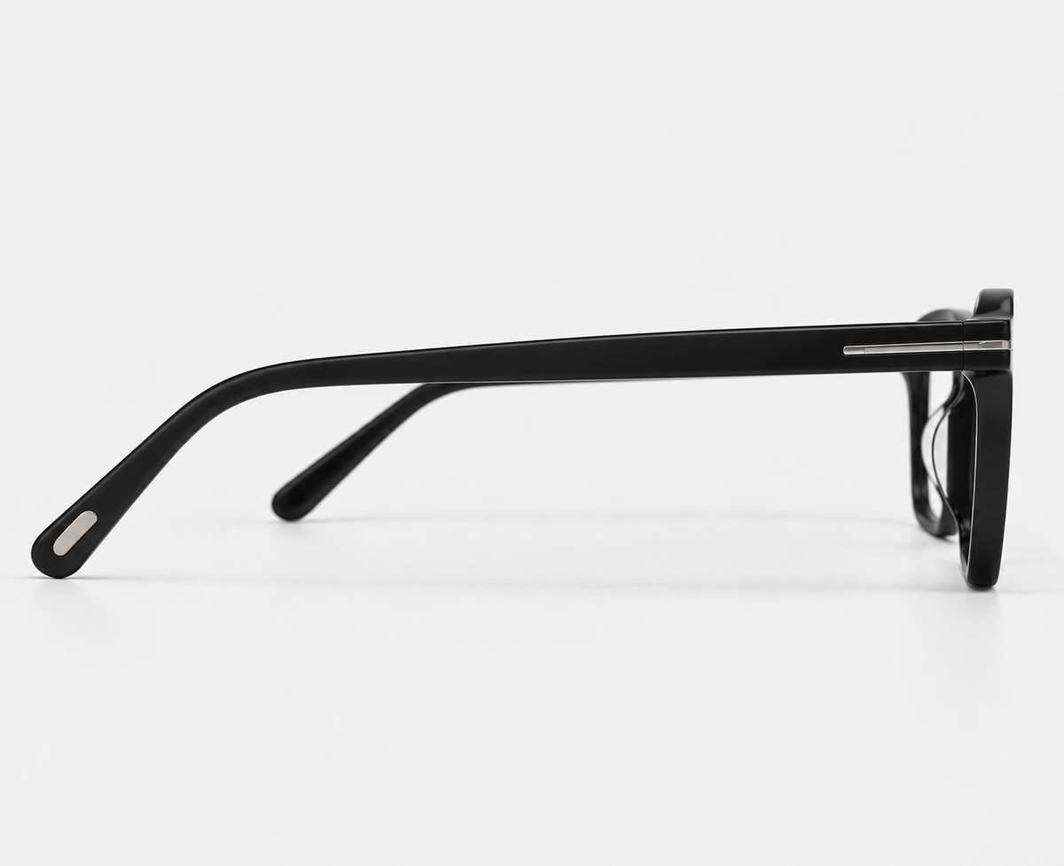 Tom Ford TF6032 C1 Matte Black Rectangular Eyeglasses – 52-18-145