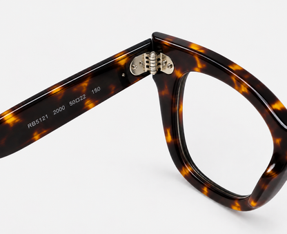 Ray-Ban RB5121 2000 Tortoise Acetate Wayfarer Eyeglasses – 50-22-150