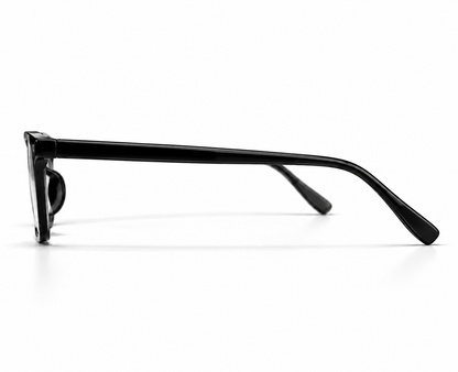 2505 C1 Matte Black Glossy Eyeglasses – 52-16-140