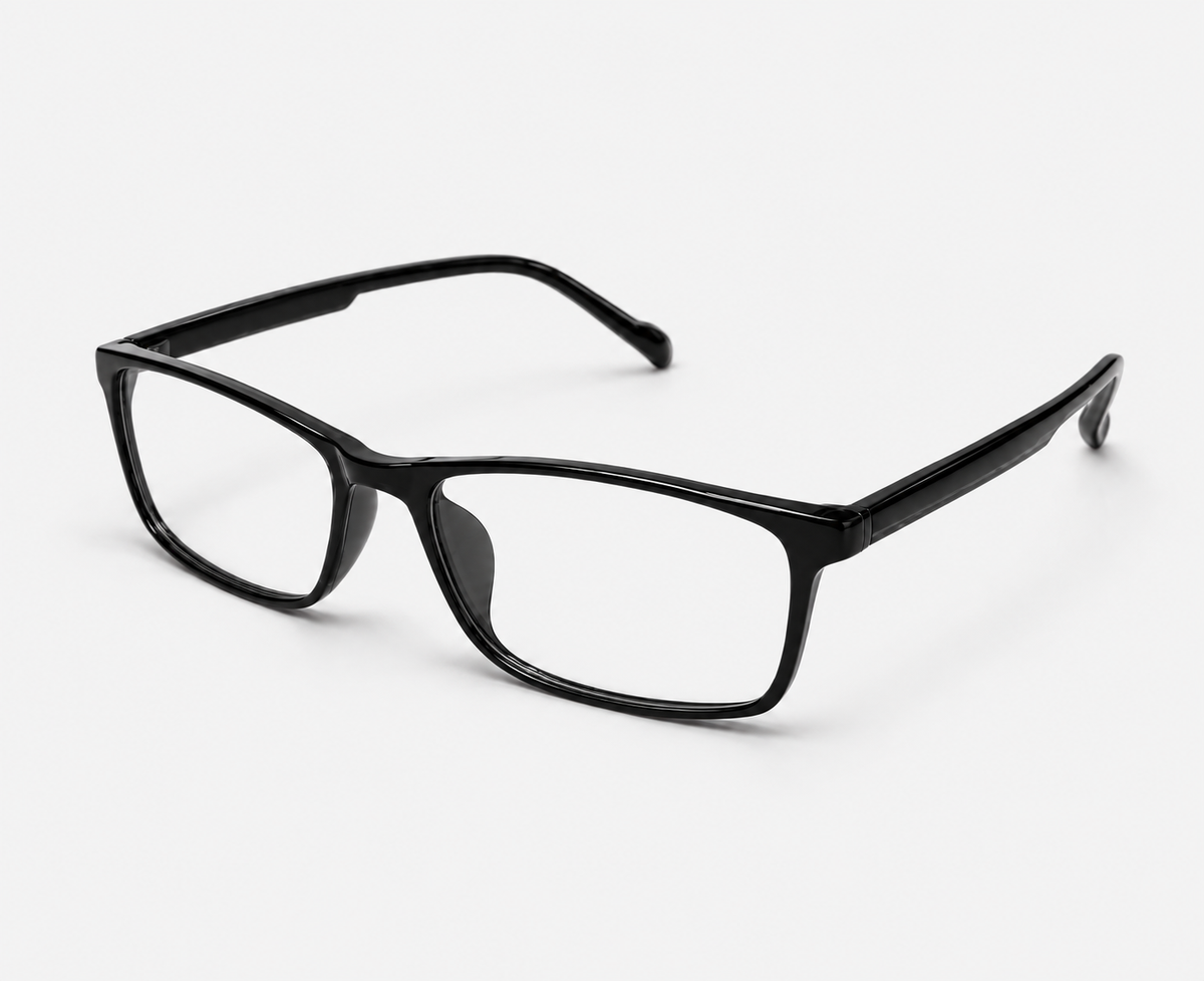2505 C1 Matte Black Glossy Eyeglasses – 52-16-140