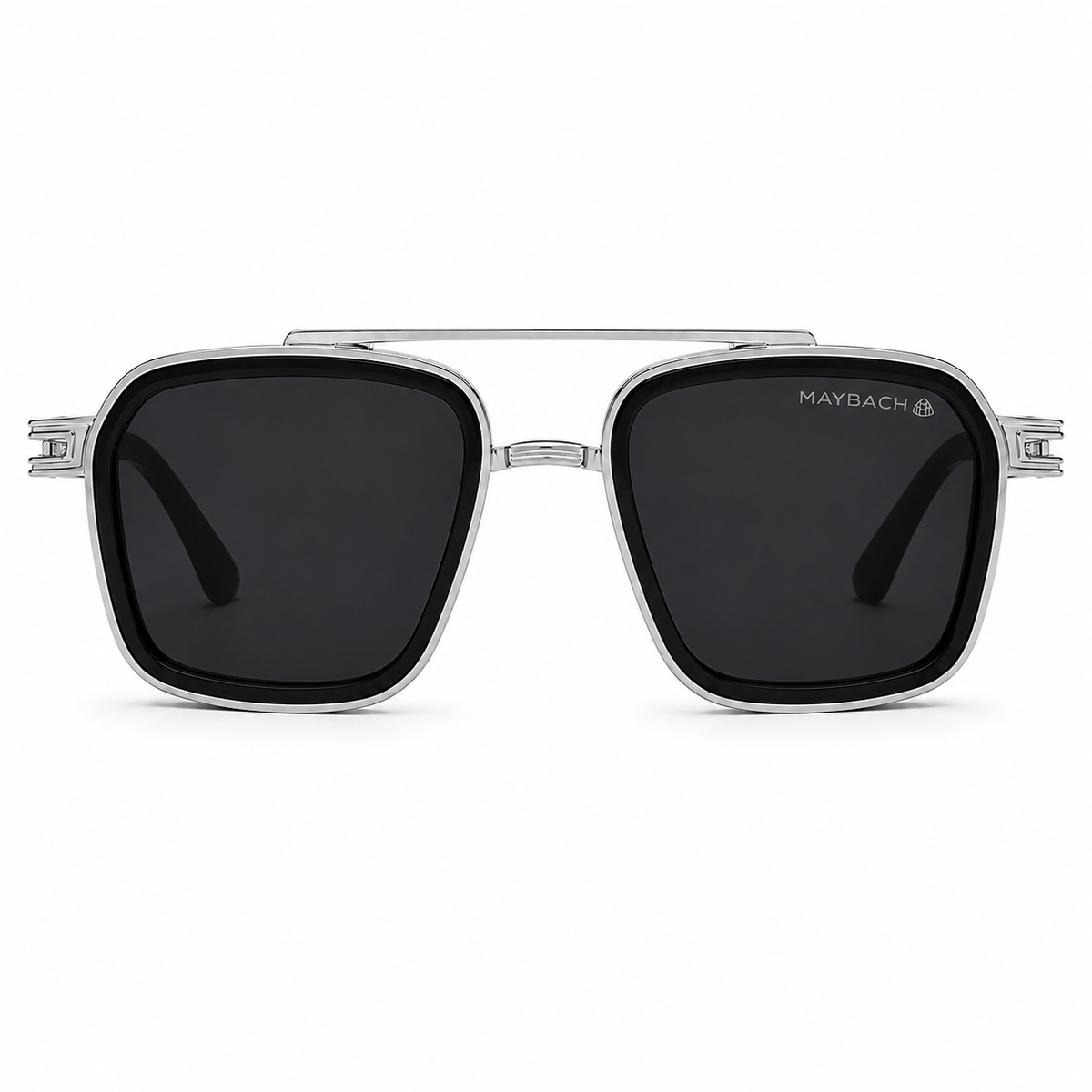 Maybach Silver Frame Black Shade