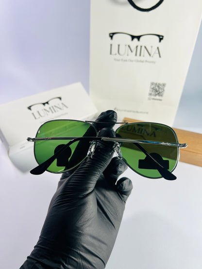 Aviator White Frame