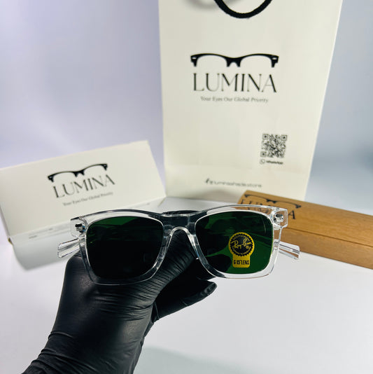 Ray-Ban Polished Transparent Green Shade