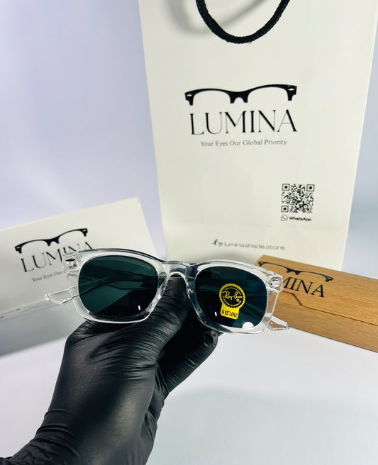 Ray-Ban Polished Transparent Black Shade