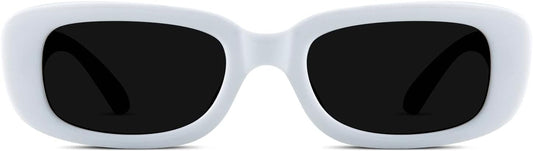 White Vintage Sunglasses